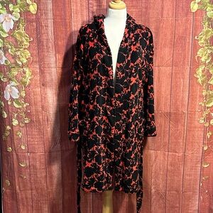 Vera Bradley Plush Hooded Robe